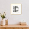 16" x 16" Work from Home I by Wild Apple Portfolio Framed Wall Canvas - Amanti Art: Inspirational Modern Decor, Lithograph Print - 4 of 4