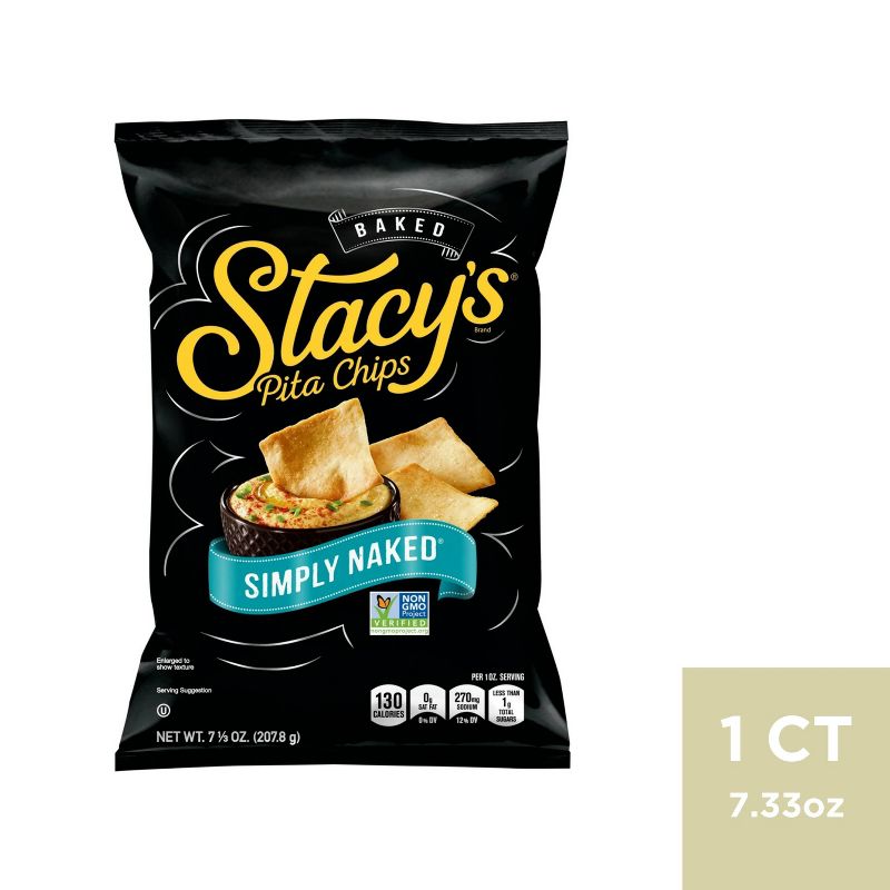 Stacy's Simply Naked Pita Chips - 7.33oz, 1 of 9