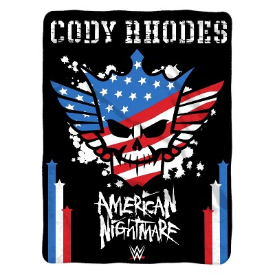 Luxurious Fleece 60'' x 80'' Cody Rhodes Themed Throw Blanket