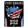 Sleep Squad WWE Cody Rhodes American Nightmare 60 x 80 Raschel Plush Blanket - 2 of 4