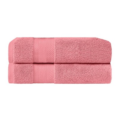 Luxury Cotton Heavyweight Solid Plush Towel Set by Blue Nile Mills