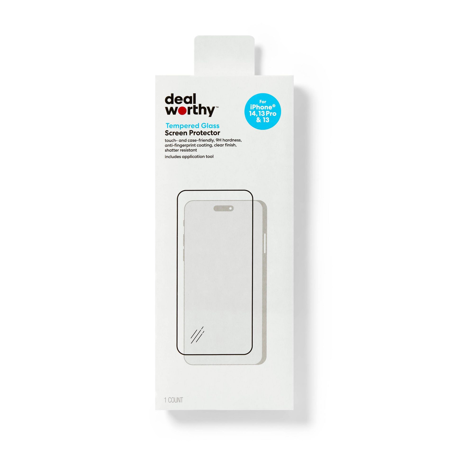 Apple iPhone 17e/16e/iPhone 14/iPhone 13/iPhone 13 Pro Screen Protector - dealworthy™