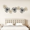 YIYIBYUS 7-Piece Metal Wall Decor, Flower Wall Hanging Art, Indoor Metal Wall Decor for Bedroom Home - 3 of 4