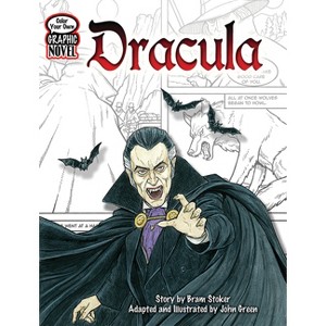 Color Your Own Graphic Novel: Dracula - (Dover Horror Coloring Books) by  Bram Stoker (Paperback) - 1 of 1