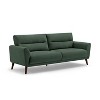 MINIMORE Modern 85''W Bess 3Seater Round Arms Sofa - 3 of 4