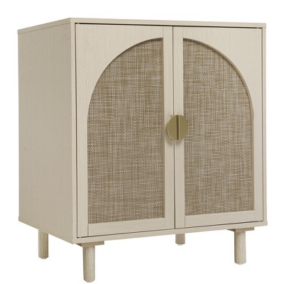 Vynxaria Decorative Storage Cabinets - Elegant Vanity Tables in Black/Beige