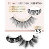 Natural Lashes Wispy Lashes Natural Look False Eyelashes Natural Flared Eyelashes False Eye 7 Pairs - 4 of 4