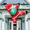 SUGIFT Christmas Inflatable Decorations - 5.9 Ft Christmas Inflatables Climbing Santa Claus Outdoor Blow Up Christmas Decorations - 2 of 4