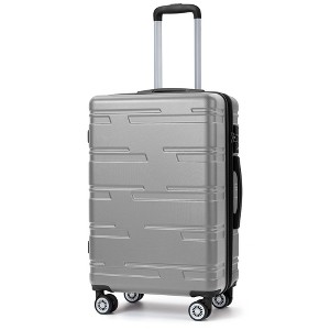 20 inch Expandable Hard Shell Carry On Luggage with Spinner Wheels, Hardside Carry On Suitcase with Tsa Lock, Lightweight Hardshell Suitcase - 1 of 4