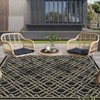 Indoor Outdoor Farmhouse Area Rugs for Backyard Deck Patio, Plush Thick Low Pile Throw Carpet for Bedroom Living Room Dining Room - 4 of 4