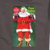 Men's - Coca Cola - Vintage Santa With Coca Cola Bottles Short Sleeve Graphic T-Shirt - 2 of 4