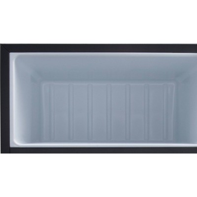 Whirlpool 3.1 Cu. Ft. Mini Refrigerator - Black WH31BKE: Dorm Fridge Freezer Combo, Energy Star, Reversible Door