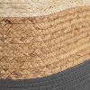 Kate & Laurel All Things Decor Hermosa Woven Basket Natural/Gray - 3 of 4