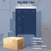 Vynxaria 24" Bathroom Vanity Cabinet featuring a Stylish Ceramic Sink, 2 Spacious Drawers, 1 Convenient Door for Efficient Storage and Organization - 4 of 4