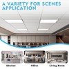 Smooth Drop Ceiling Tile - Fire-Rated, Waterproof, Reusable - Premium PVC, No Sag and Breakage, White - 4 of 4