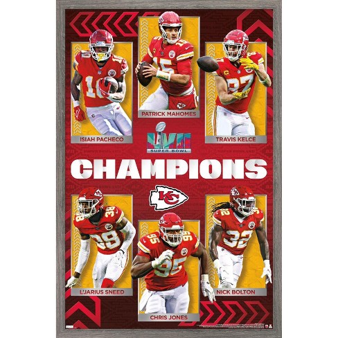 NFL Kansas City Chiefs - Super Bowl LVII Team Logo Wall Poster, 14.725 x  22.375 