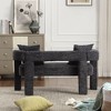 CAVINAS Modern Loveseat Sofa, Comfy Chenille Upholstered 2-Seater Sofa Couch for Living Room, Bedroom, Leisure Areas - 4 of 4
