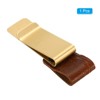 Unique Bargains Stainless Steel Carved Sleeve Pen Loop Clip for Notebook - 3 of 4