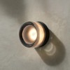 Rennnsan Velden 5" W Hardwired Round Orange / Green / Smoke Glass Modern LED Dimmable Wall Sconce - 4 of 4