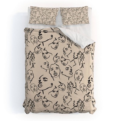 Deny Designs Alilscribble all my Girls Duvet and Sham Set
