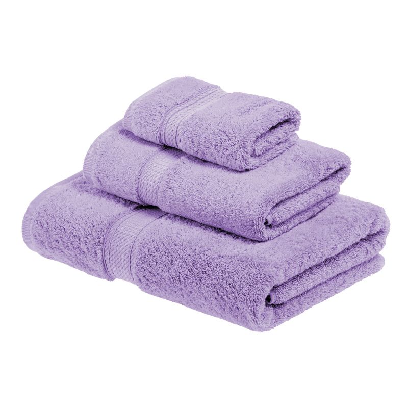 Premium Cotton 800 GSM Heavyweight Plush Luxury 3 Piece Bathroom Towel Set by Blue Nile Mills, 1 of 10