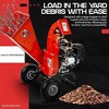 GreatCircleUSA Mini Wood Chipper & Shredder- 7HP 212CC Gas Engine 3" Max Branch Diameter (Red) - 4 of 4