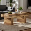 Hommoo Farmhouse Coffee Table Brown - 4 of 4