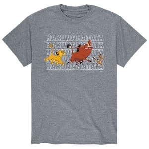 Men's - Disney - Simba and Friends Short Sleeve Graphic T-Shirt - 1 of 4