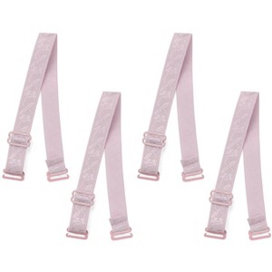 Allegra K Women's Stretchable Shoulder Bra Straps Adjustable Elastic Straps 2 Pairs - 1 of 4