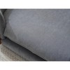 Lirago 30.7" W x 20.08" D x 9.85" H Elevated Dog Bed Pet Sofa Solid Wood Legs Dark Gray Velvet with Removable Bolster Washable Mid Size - 4 of 4