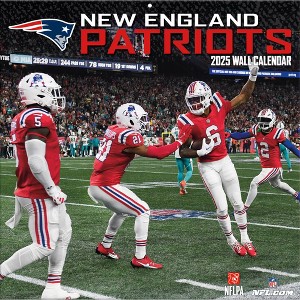 NFL New England Patriots 2025 12"x12" Team Wall Calendar - 1 of 4