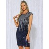 INSPIRE CHIC Women's Sequin Cap Sleeve Club Party Sparkly Midi Dress - 2 of 4