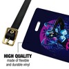 Blue Beetle Neon Lights Luggage ID Tags Set of 2 - 2 of 4