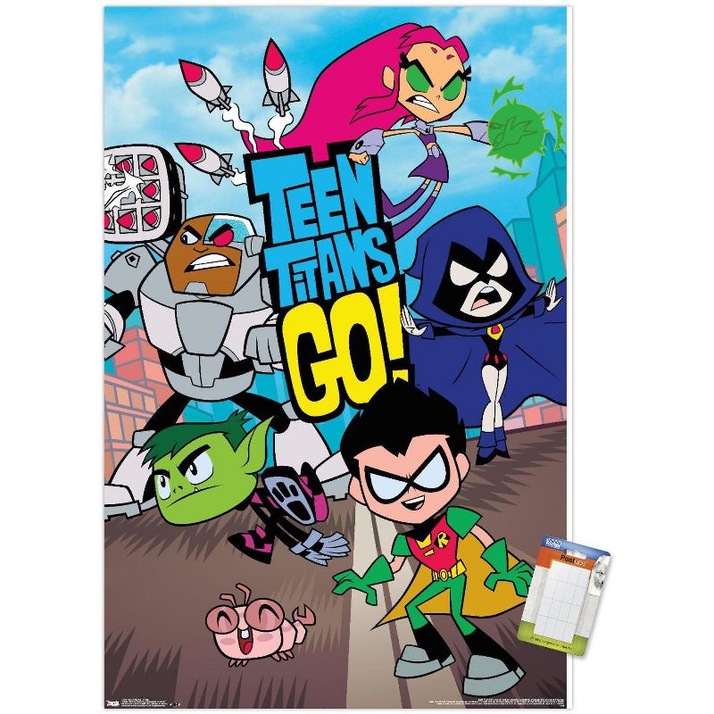 Trends International DC Comics TV - Teen Titans Go! - Group Unframed Wall Poster Prints, 1 of 7