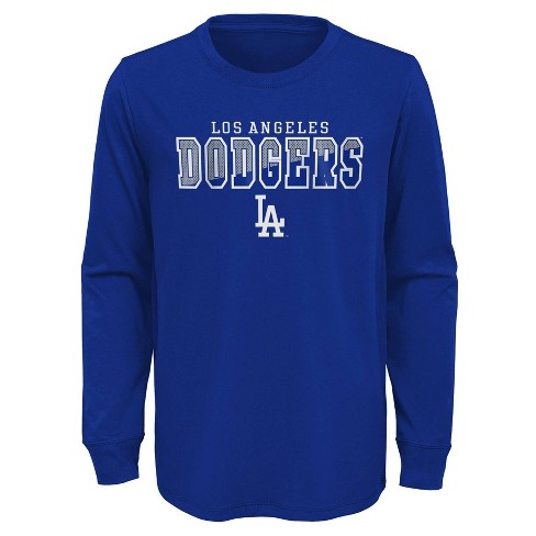 Mlb Los Angeles Dodgers Boys' Long Sleeve T-shirt : Target