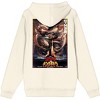 Kanji Godzilla Art Poster Mens Hoodie - 2 of 3