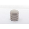 NicBex Modern 16.9" Round Ottomans Small Footstools with Boucle Fabric for Bedroom and Living Room - 2 of 4