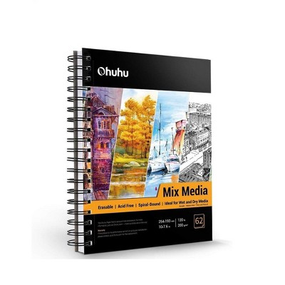 Ohuhu 62 Sheet 10"x7.6" Heavyweight Mixed Media Pad 200GSM Y44-83000-20