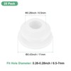 Unique Bargains Silicone Rubber Corrosion-Resistant Nap-in Locking Hole Plugs White - 3 of 4