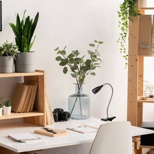 Creekwood Home Sleek Essentials 17.25" Adjustable Basic Clip (Includes LED Light Bulb) with Flexible Gooseneck - 1 of 4