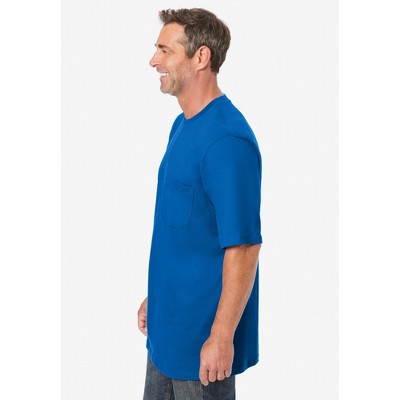 KingSize Shrink-Less Lightweight Pocket Crewneck T-Shirt