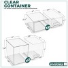 Sorbus Clear Acrylic Drawer Organizers - Makeup Case Pull-Out Drawers - 3 of 4