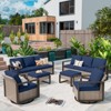 UPTIOT 6-Piece Outdoor Patio Conversation Set - 3 of 4