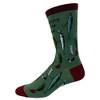 Crazy Dog T-Shirts Men's Only Happy When I'm Fishing Socks Funny Fathers Day Fishmerman Lures Graphic Footwear - 3 of 4