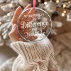 Boss Gifts Never Forget The Difference You Make Ornament Thank You Gifts - Christmas for Employee Coworker Nurse Gift - 2 of 4