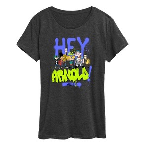 Women's - Hey Arnold! - Retro Arnold Since 96 Short Sleeve Graphic T-Shirt - 1 of 4