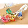Anna-Kaci Crystal Colorful Intertwining Flower Plant Fashion Pin Brooch - Multicolor - 2 of 4