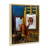 Stupell Industries Cat Confidence Self Portrait Floating Frame Canvas Art - 2 of 4