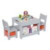 Kids Table and Chair Set with Storage Drawer, Kids  Activity Table with 2 Chairs,  Detachable Tabletop, for Drawing, Reading, Crafts, Art, Homework - 4 of 4