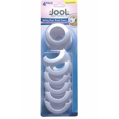 Jool Baby Door Knob Safety Covers for Child Proofing 4pk